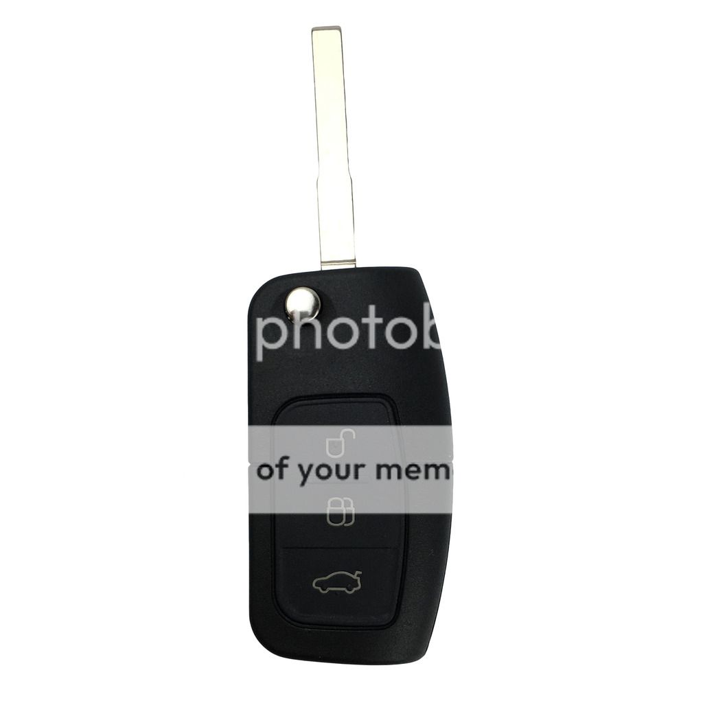 3 Button Flip Key Remote Case Shell for Ford Falcon Territory Mondeo